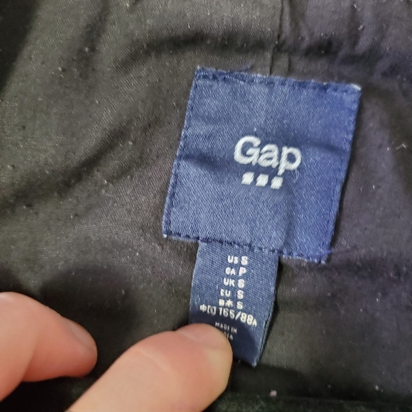 Gap Aztec Knit Double Breasted Grey Longline Cotton Blazer S - Picture 5 of 6